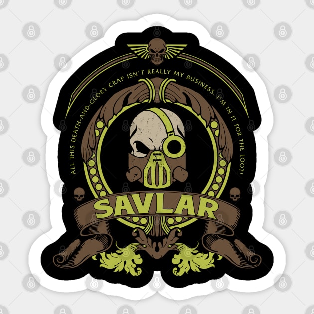 SAVLAR - ELITE EDITION Sticker by Absoluttees